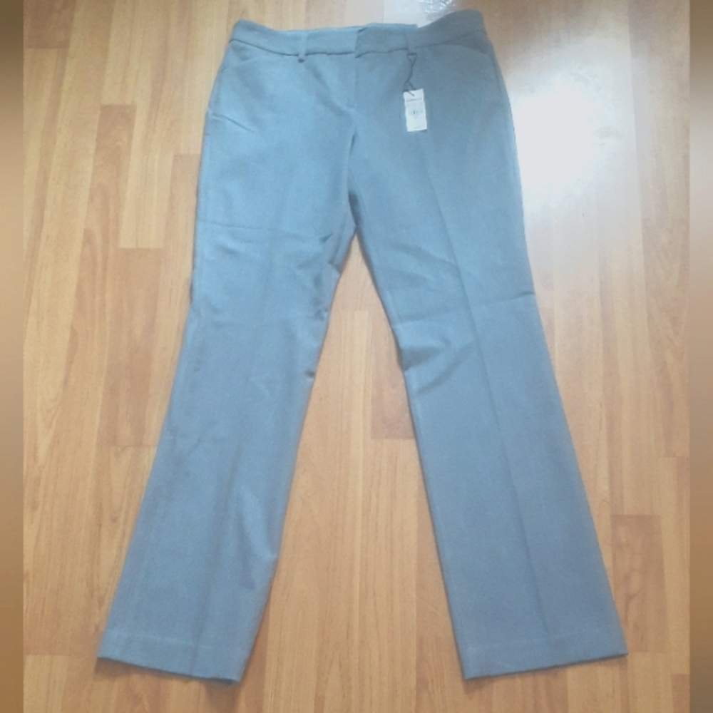 Sale! NWT - Express Editor Barely Boot Cut Pants in Blue Marl - 8 Reg